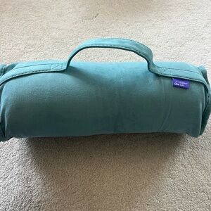 Memory foam travel pillow with carrier